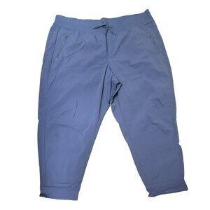 Athleta Trekkie North Jogger, Plus Women's 24, Blue, High Waist Drawstring